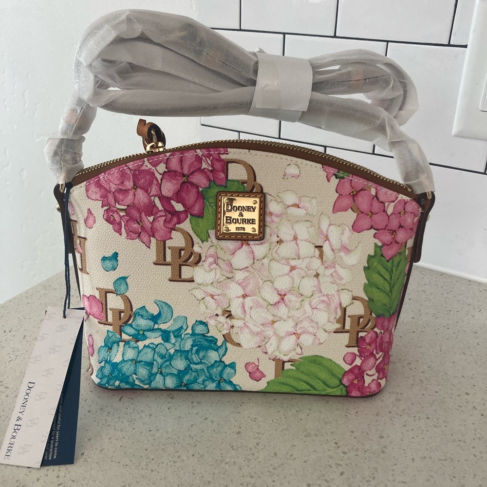 Dooney and Bourke Suki Crossbody Hydrangeas